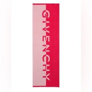 NWT Givenchy All Over Jacquard Cashmere Scarf
